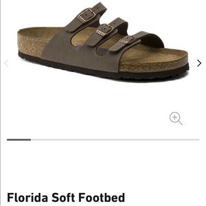 Womens Birkenstock’s Florida Soft Footbed. Color Birkibuc. Womens Size 9.